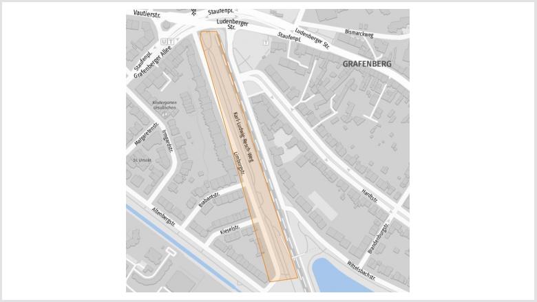 Planungsgebiet Limburgstraße
